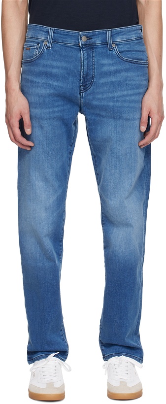 Photo: BOSS Blue Regular-Fit Jeans
