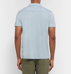 Onia - Shaun Slim-Fit Loopback Jersey Polo Shirt - Men - Sky blue