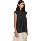 PLEATS PLEASE ISSEY MIYAKE Black Mellow Pleats Top