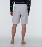 Giorgio Armani Cotton-blend striped shorts