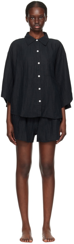 Photo: Deiji Studios Black 'The 03' Pyjama Set