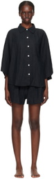Deiji Studios Black 'The 03' Pyjama Set