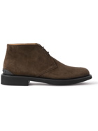 Tod's - Gommino Suede Chukka Boots - Brown
