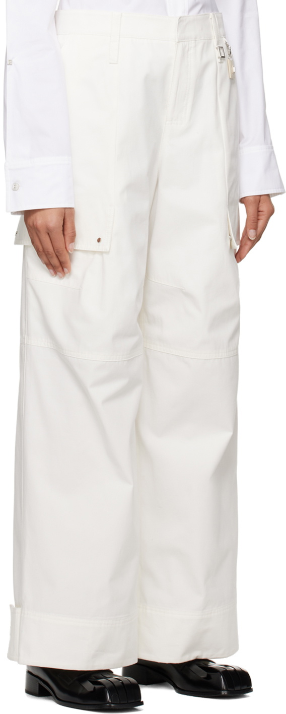 Wooyoungmi Off-White Paneled Trousers