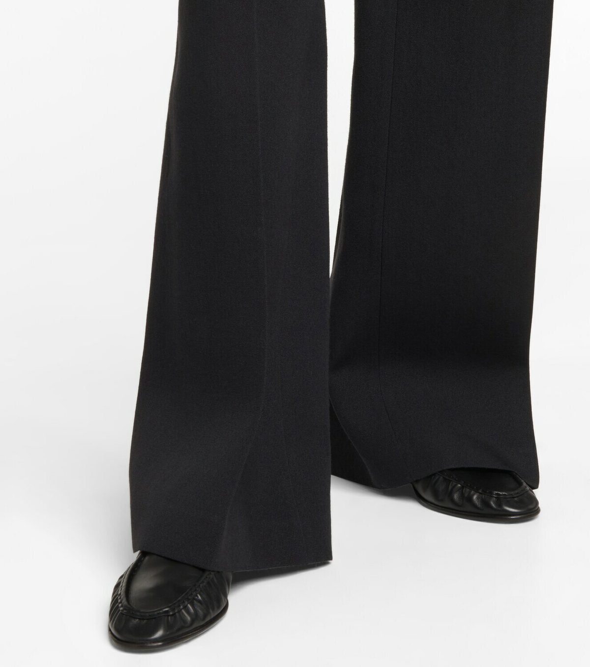 The Row Pipa wool and silk wide leg pants The Row