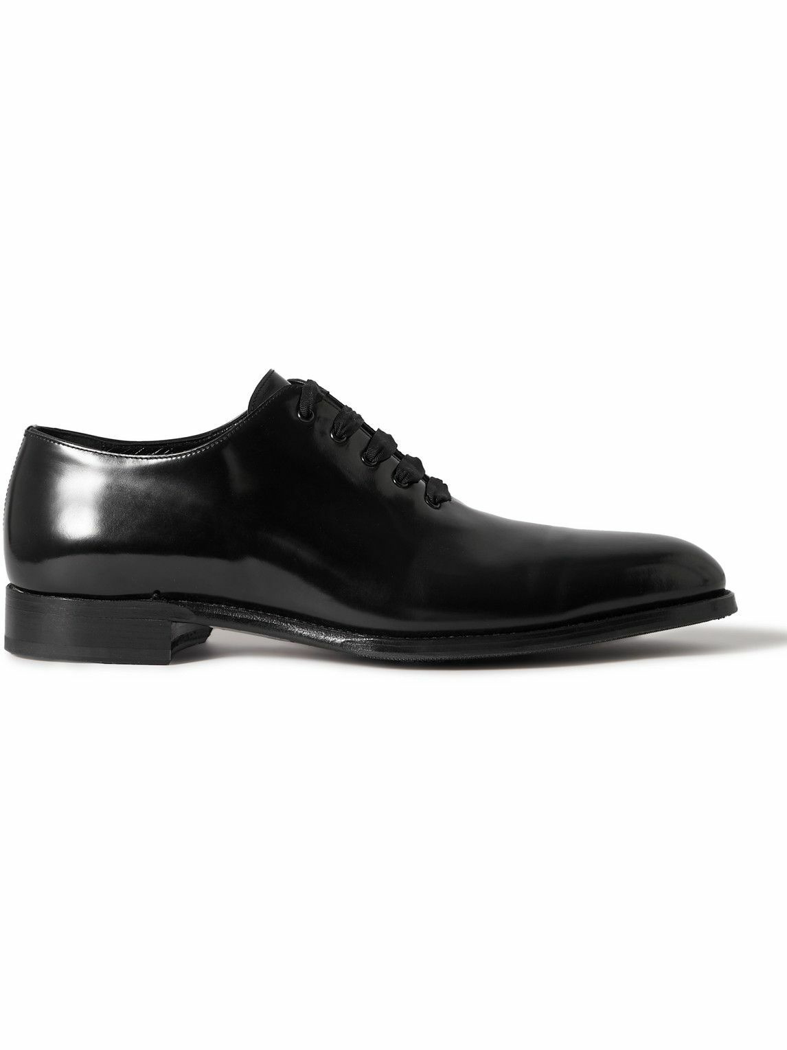 Dunhill - Glossed-Leather Oxford Shoes - Black Dunhill