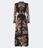 Etro Printed crêpe de chine maxi dress