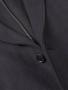 Club Monaco - City Wool-Blend Twill Coat - Blue