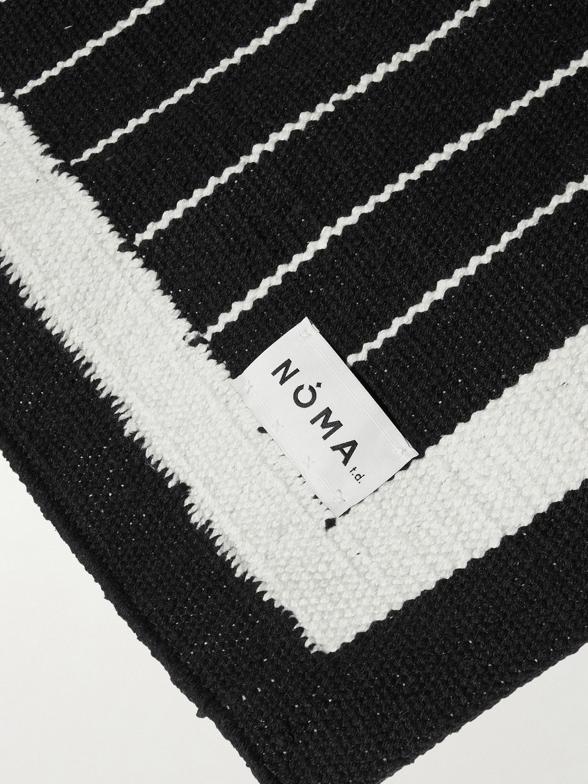 NOMA t.d.: Black Large Stripe Tote