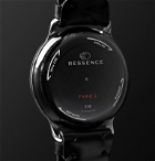 Ressence - Type 3 Automatic 44mm Titanium and Leather Watch - Black