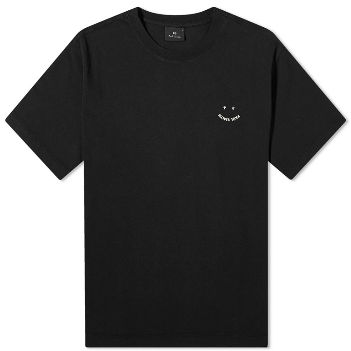 Photo: Paul Smith Men's PS Happy T-Shirt in Black
