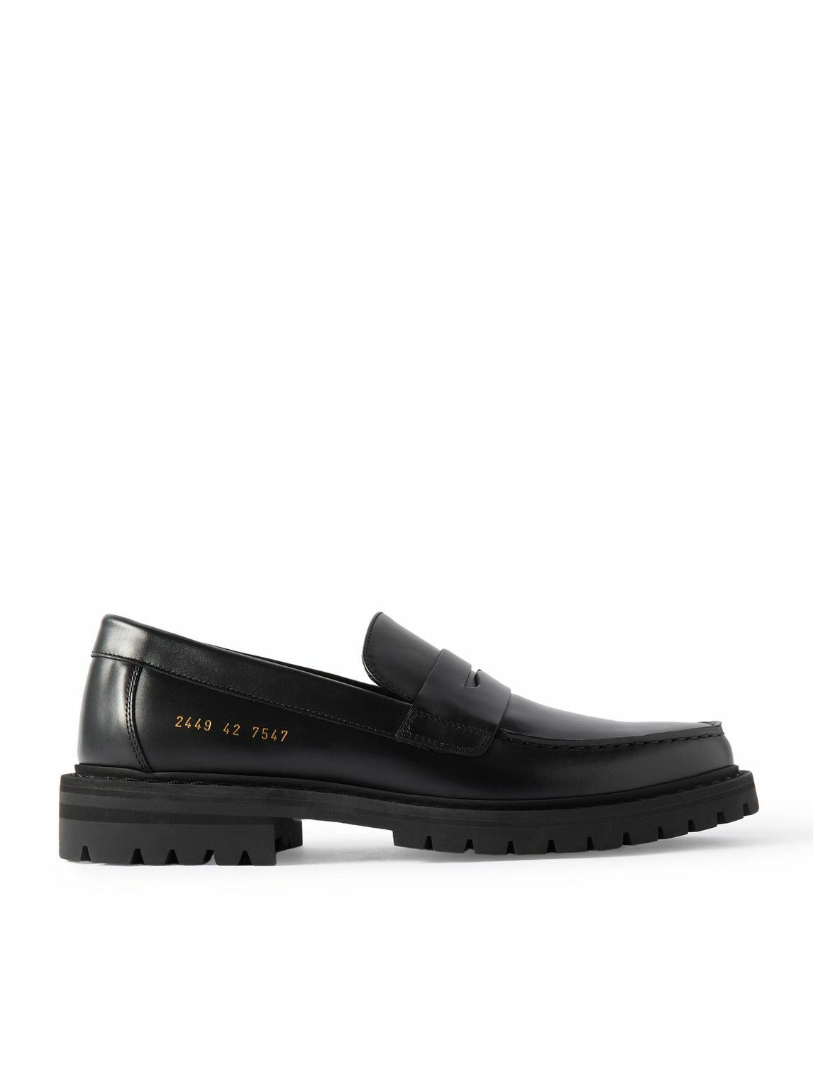 Common Projects - Leather Penny Loafers - Black Common Projects display picture 3