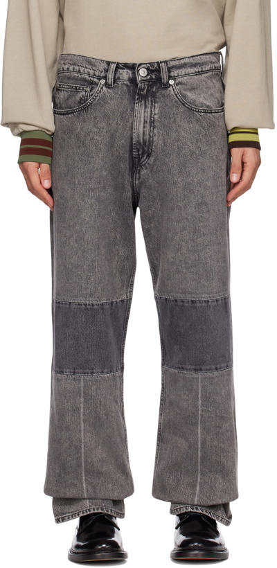 Photo: Our Legacy Gray Extended Third Cut Jeans