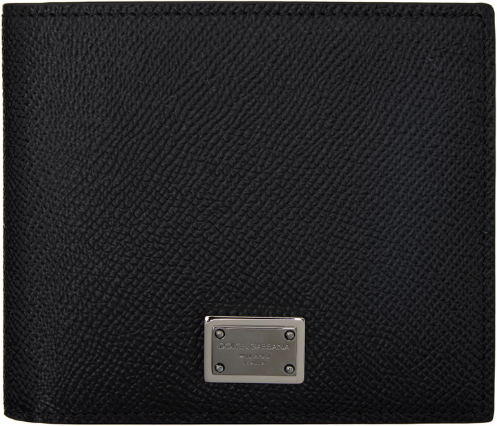 Photo: Dolce&Gabbana Black Dauphine Calfskin Wallet