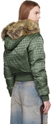 AMIRI Green MA Quad Hooded Jacket