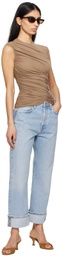 AGOLDE Brown Ester Tank Top