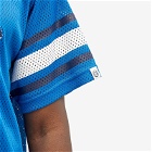 Billionaire Boys Club Men's Crest Logo Mesh Football T-Shirt in Blue