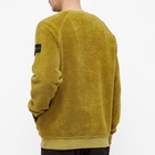 Stone Island Men's Fleece Crew Sweat in Bark