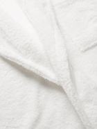 TEKLA - Organic Cotton-Terry Hooded Robe - White