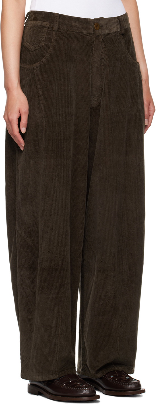 Cordera Brown Baggy Trousers
