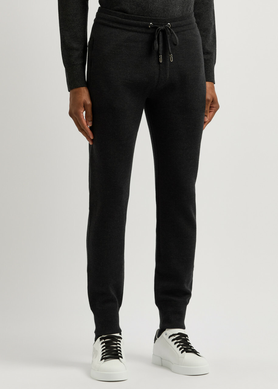 Dolce & Gabbana Wool-blend Sweatpants Grey