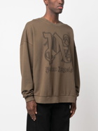 PALM ANGELS - Cotton Sweatshirt With Logo