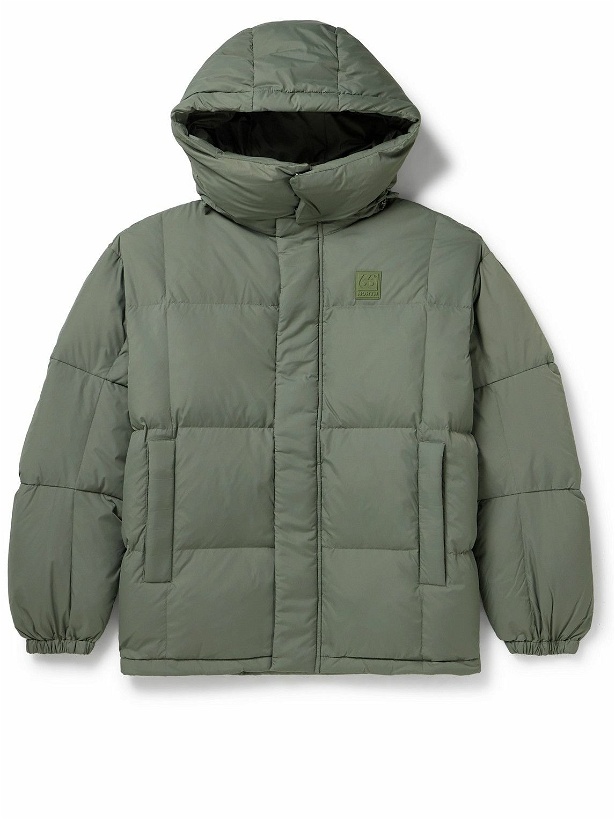 Photo: 66 North - Dyngja Quilted Recycled-Shell Hooded Down Jacket - Green