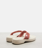 Chloé La Poolette crochet thong sandals