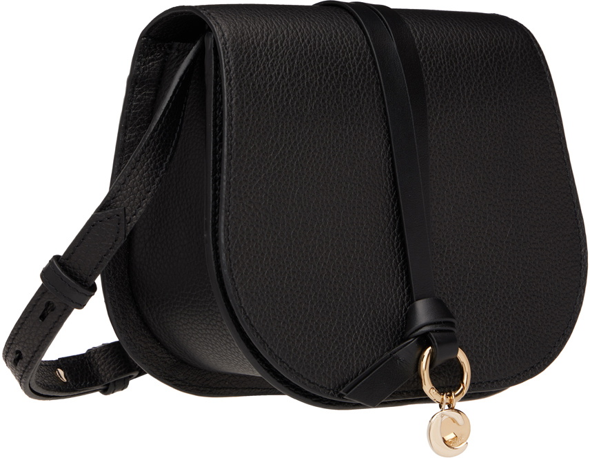 Chloé Black Mini Alphabet Saddle Bag Chloe