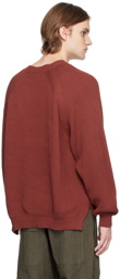 Jan-Jan Van Essche Red Crewneck Sweater