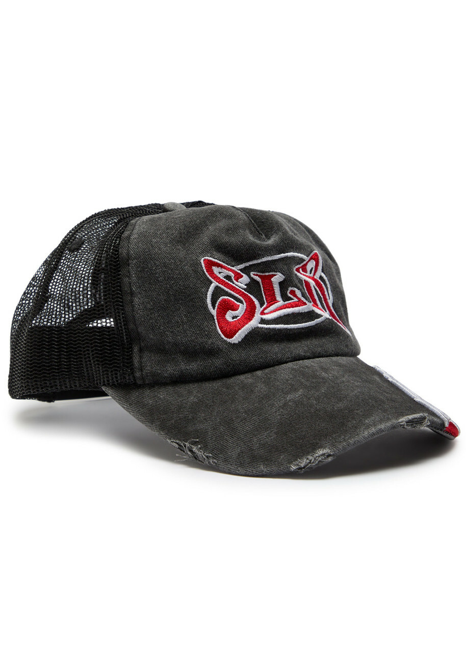 Nahmias Black Psychedelic Trucker Cap Nahmias