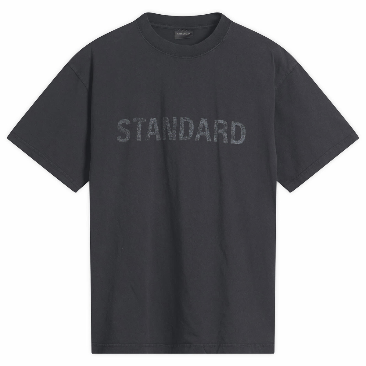 Balenciaga - Oversized Embellished Cotton-Jersey T-Shirt - Black