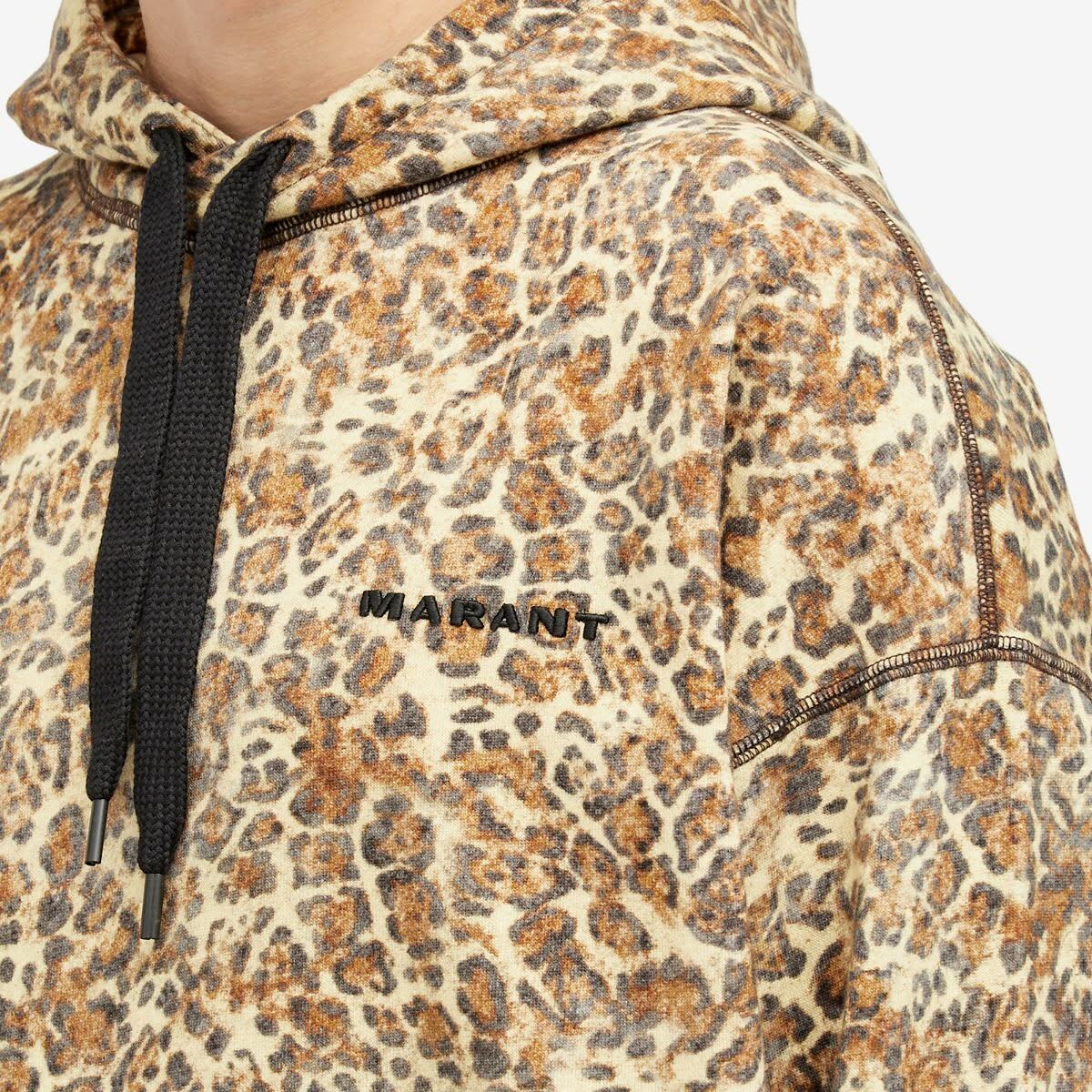 Isabel Marant Men's Print Hoodie in Leopard