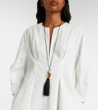 Jennifer Behr Izzie Tassel embellished necklace