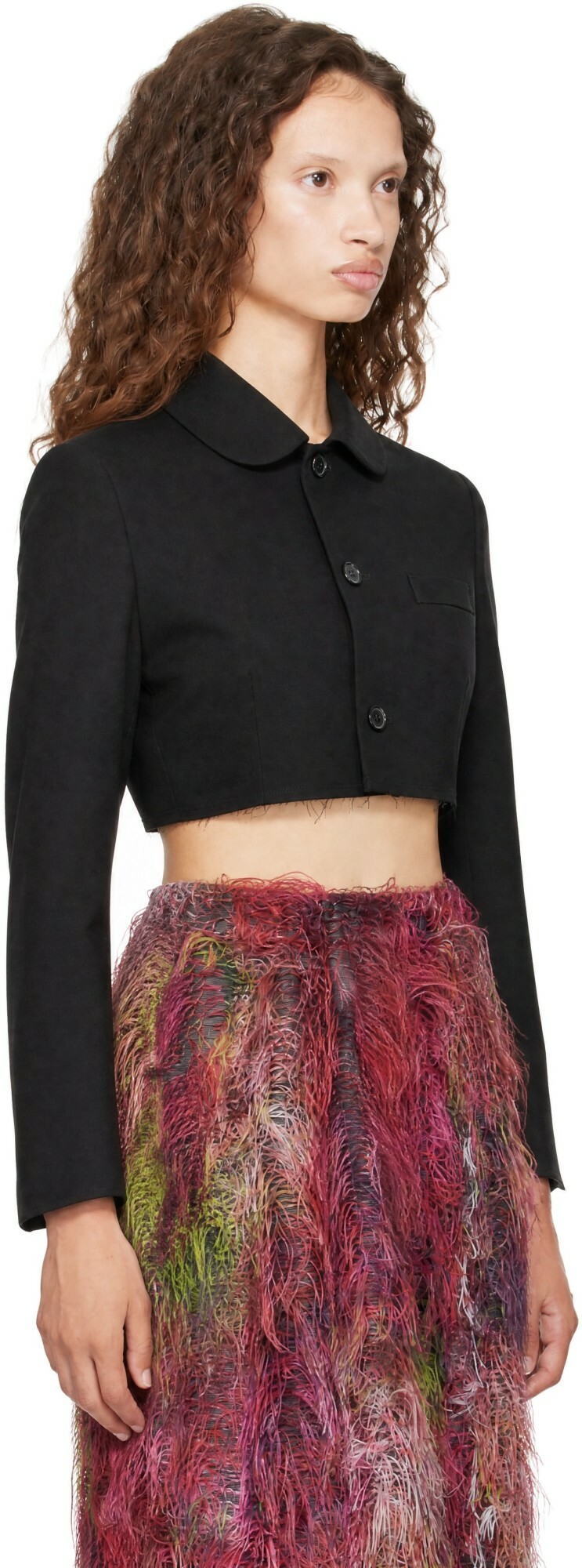 Comme des Garçons Comme des Garçons Black Wool Doeskin Jacket