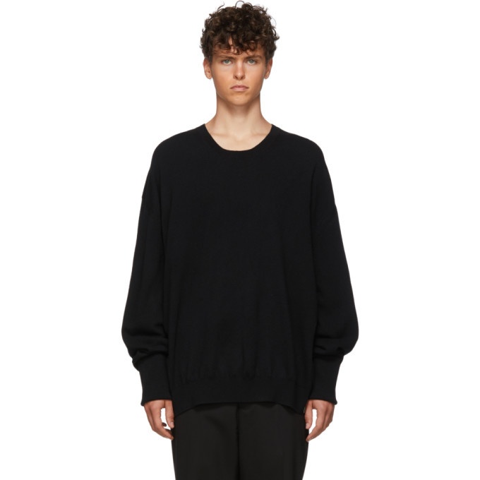 Photo: Ann Demeulemeester Black Knitted Sweater