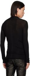 Rick Owens Black Porterville Level Lupetto Sweater