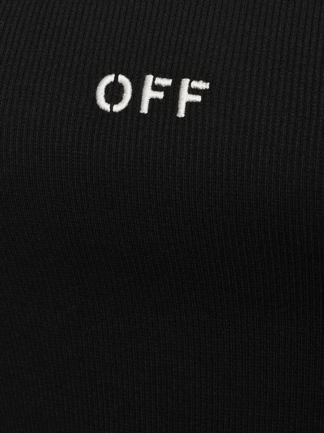 OFF-WHITE Off Stamp Cotton Blend Tank Top