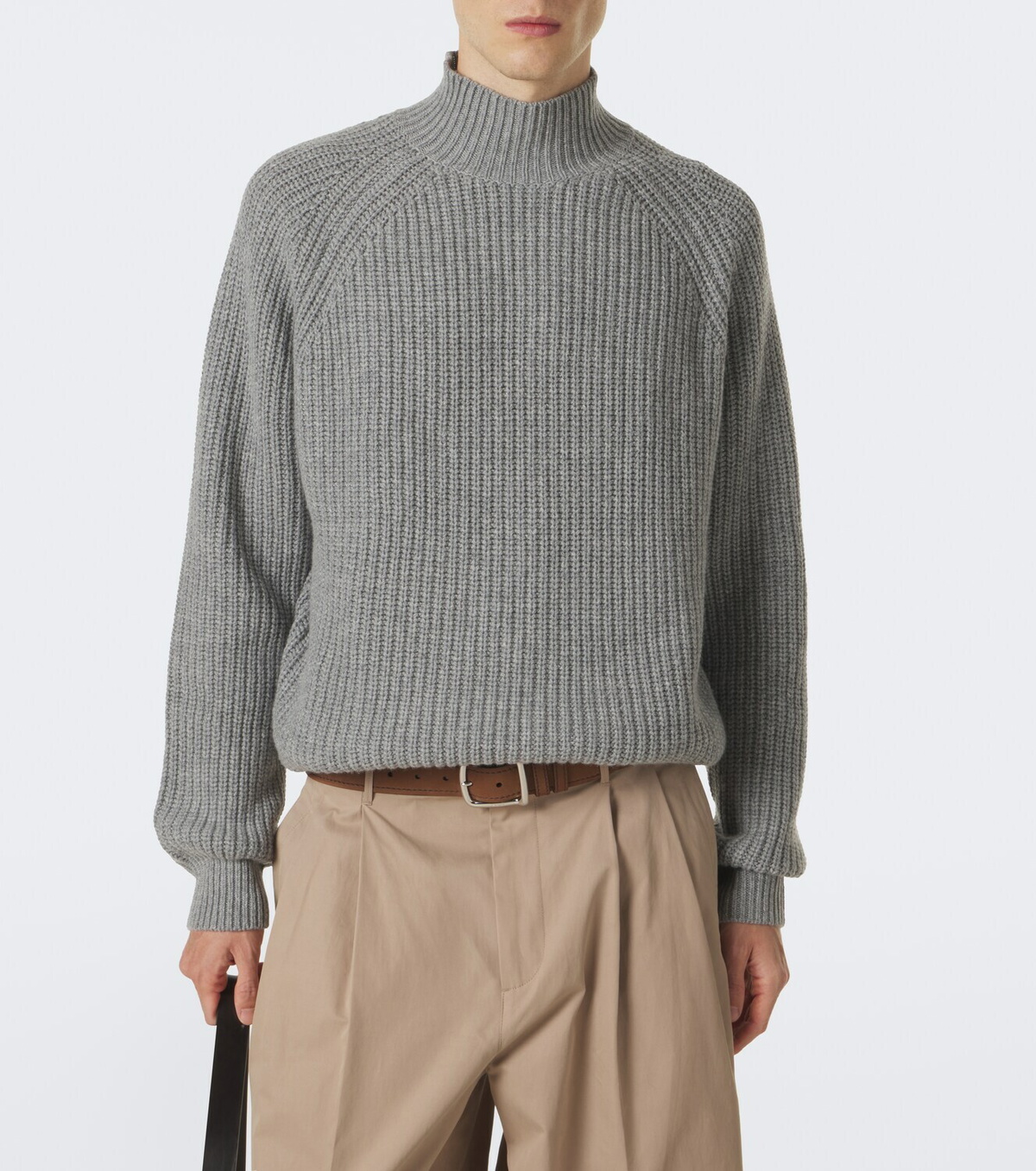 Allude Wool and cashmere turtleneck sweater