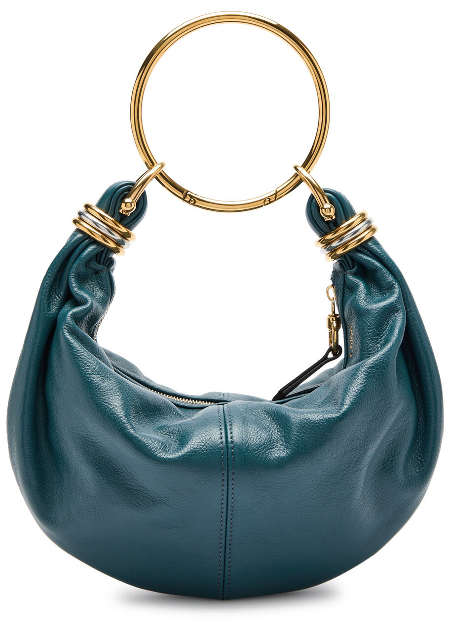 Chloe Bracelet Grained Leather top Handle bag - Blue - One Size