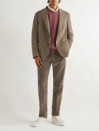 Boglioli - Straight-Leg Cotton-Blend Corduroy Suit Trousers - Brown