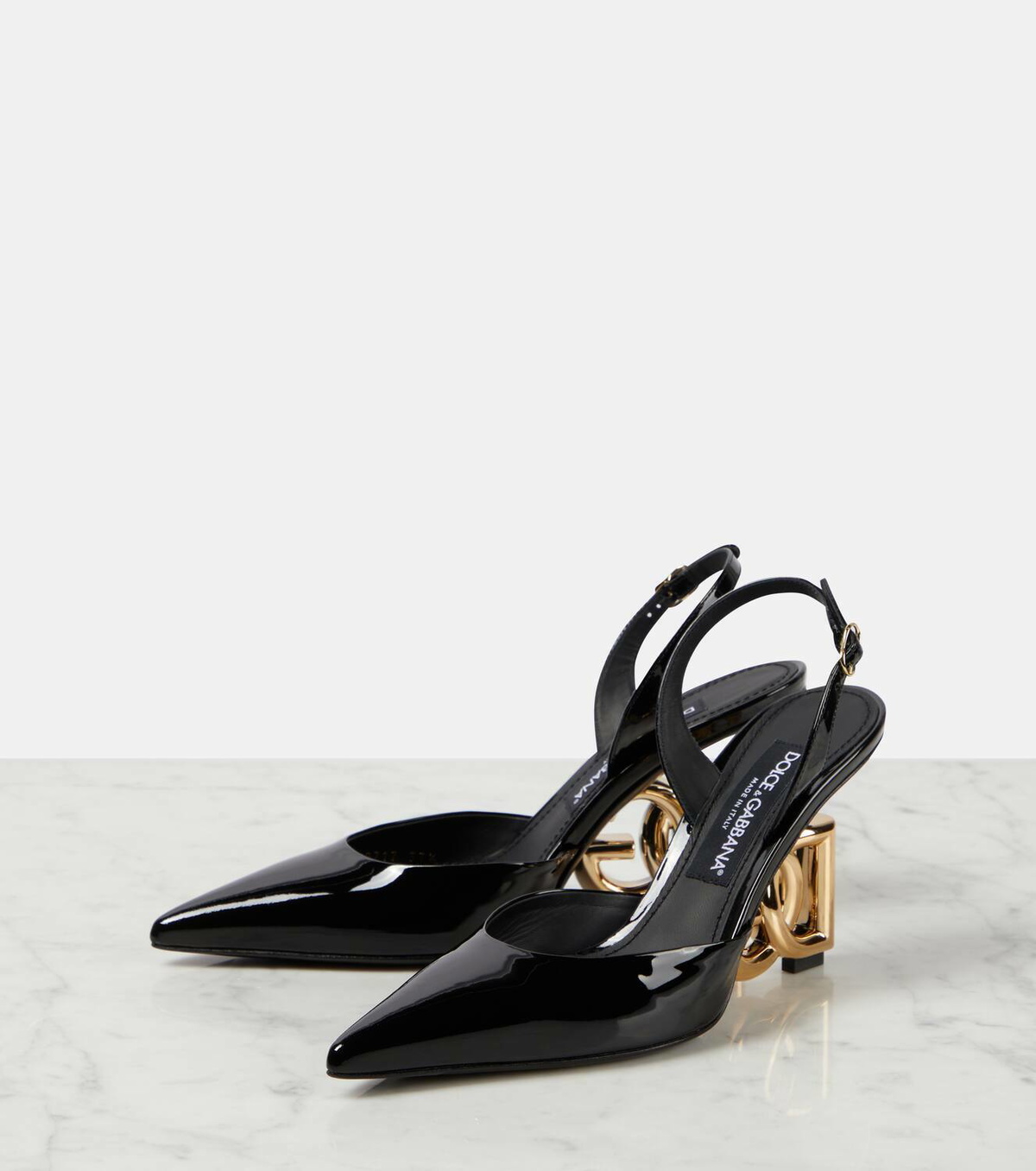 Lollo 105 Slingback Satin Pumps main image 0