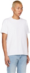 FRAME White Embroidered T-Shirt