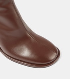Souliers Martinez Riana leather knee-high boots