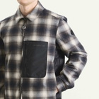 Moncler Men's Cornisello Check Shirt Jacket in Black