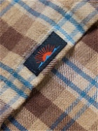 Faherty - The Movement™ Checked Brushed-Flannel Shirt - Brown