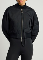 Courrèges Scuba Twill Bomber Jacket Navy
