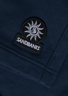 Sandbanks Badge Logo Cotton Shorts Navy