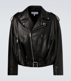 Loewe Balloon leather biker jacket
