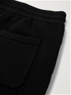Frame - Slim-Fit Tapered Wool Sweatpants - Black